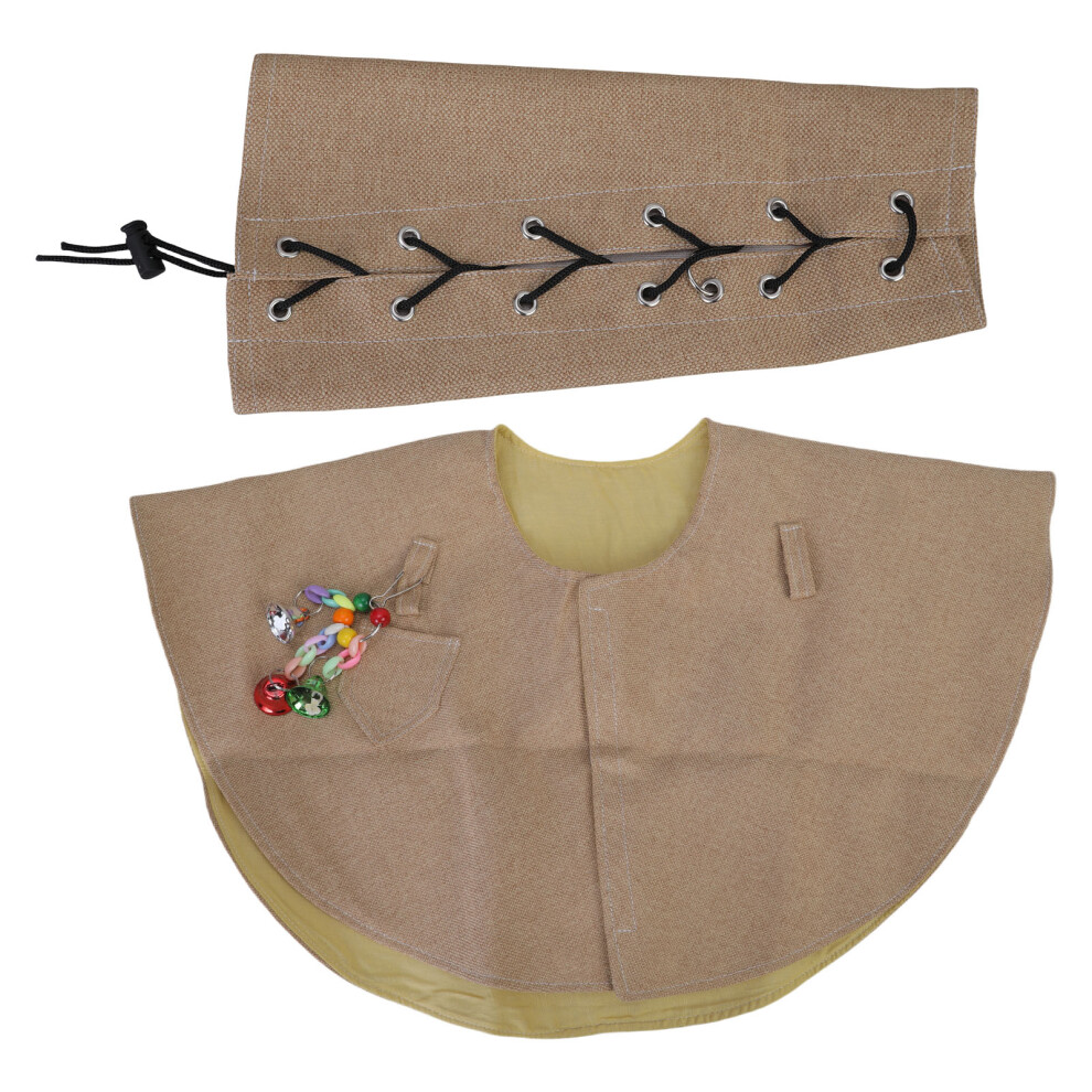 Multifunctional Parrots Cape And Arm Protector Toy For- Yellow 7696000432687