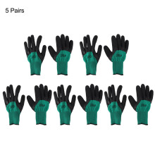 Luvas de nitrilo com revestimento flexível e resistente ao frio, com textura arenosa, para proteção das mãos em ambientes industriais.
