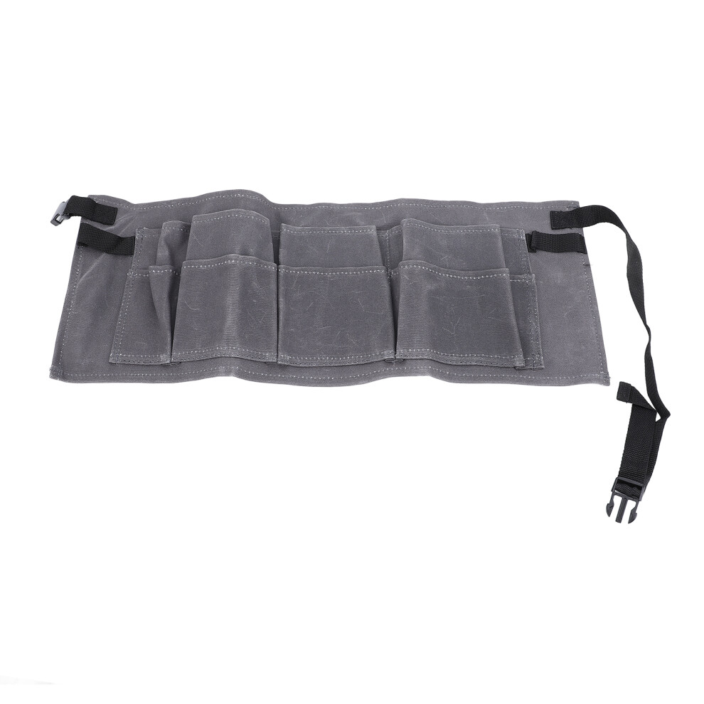Ergonomic Design Tool Apron Waxed Canvas Construction Multi Pocket Utility Belt For Carpenters Gardeners And Electricians 9489125592279