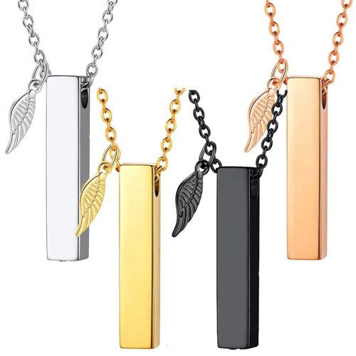 Rustproof Urn Memorial Necklace Urn Locket Pet Cremation-silver 1