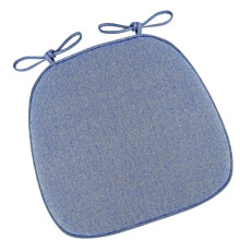 NonSlip Seat Pad Durable Fabric Chair Cushions Easy To-Blue