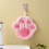 Adorable Cats Paws Polyester Hanging Towel, High-Yellow 6