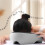 Memory Foam Face Cushions Table Napping Pillow for-Dark Gray 2