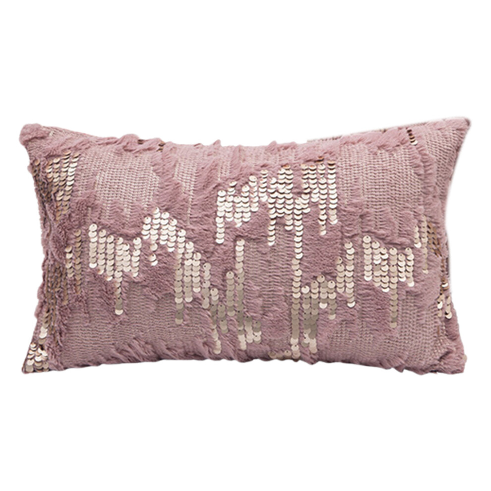 Elegant Velvet Cushions Cover-30 50cm core free Pink no rules