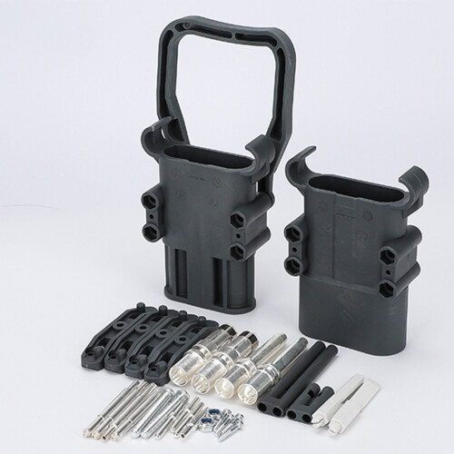 (320A Set) REMA Forklift Power Connector Flame-retardant Shell Copper Terminals 2