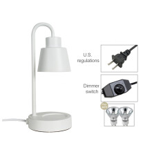 Lampada profumata regolabile in altezza, scaldacandele, dimmerabile, sciogliecera, con timer, elettrica, ecologica, per la decorazione della casa,
