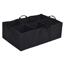 Breathable Rectangle Grow Bags Durable Fabric Raised Garden Beds with Automatic Water Seepage - Reusable Planting Containers for Efficient Root Develo