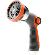 Embout de tuyau d'arrosage au design durable, jet doux ou haute pression pour une utilisation polyvalente