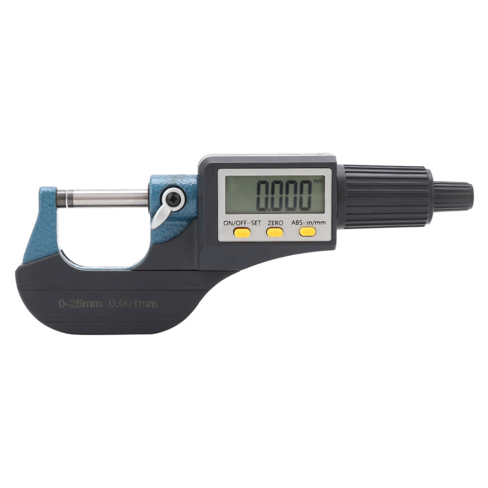 Chrome Plated Alloy Digital Micrometer 0.001Mm, 0~25Mm Range 4961363958529