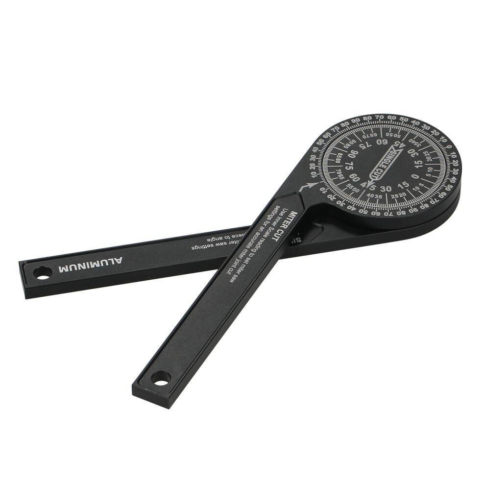 7-Inch Aluminum Alloy Miter Protractor For Carpentry & Construction 7621363957270