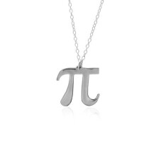 Unisex Pi Sign Lariat Necklace Bracelet Back To School Gift Science Jewelry