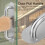 Stainless Steel Door Pull Handle 280mm x 65mm Oval Push & Pull Access Hardware 1