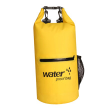 Inflatable Swim Buoy With Mesh Fabric PVC Floating Gear Bag For Boating, Kayaking, Rafting, Swimming, Camping Storage