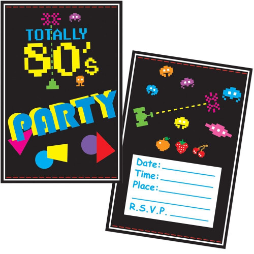 Invitations années 80