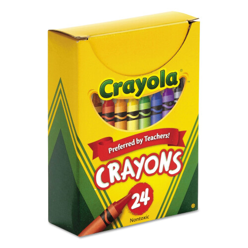 Crayola Classic Color Pack Crayons, Tuck Box, 24/Box 1