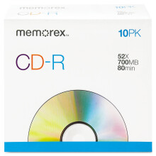 Memorex 700MB 52x CD-R (confezione da 10)