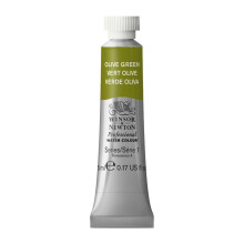 Winsor & Newton 5 ml Tube Professional Water Colour, Olive Green