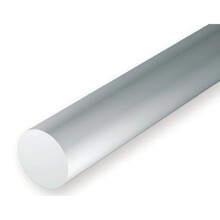 Evergreen 218 - 0.02"/0.5mm Polystyrene 14"/35cm Rods 10pcs