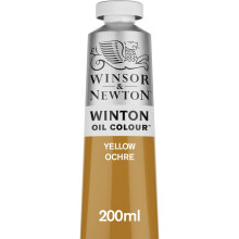 Winsor & Newton Winton 200ml Oil Colour - Yellow Ochre,1437744