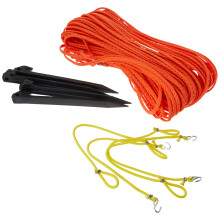 Park & ????un Sports Udend?rs Volleyball Boundary Poly Cord Reb med Ground Stakes: 1/4"""" Wide Court Line Marker Orange Bl?