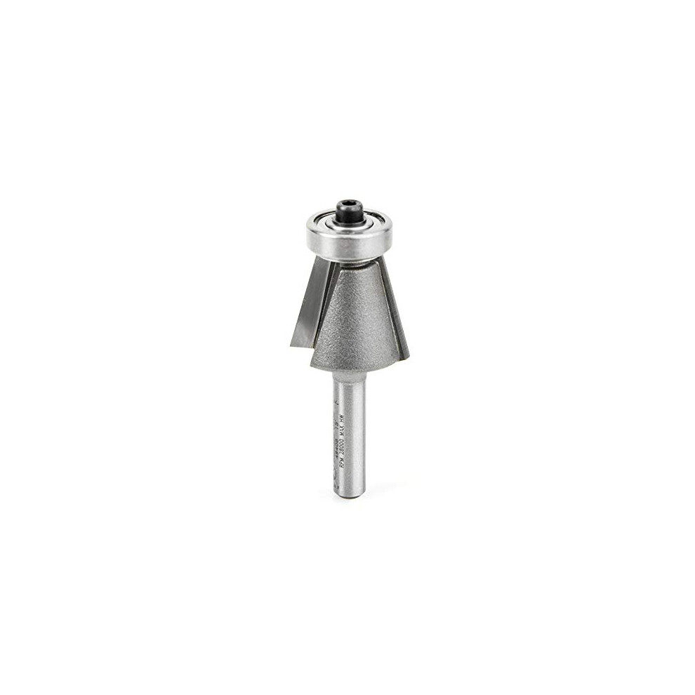 Amana Tool - 49408 Carbide Tipped Chamfer 15 X 7/8 Dia X 3/4 X 1/4"""" Shank 738685894088