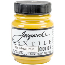 Jacquard Textile Color Fabric Paint 2.25oz-Yellow Ochre