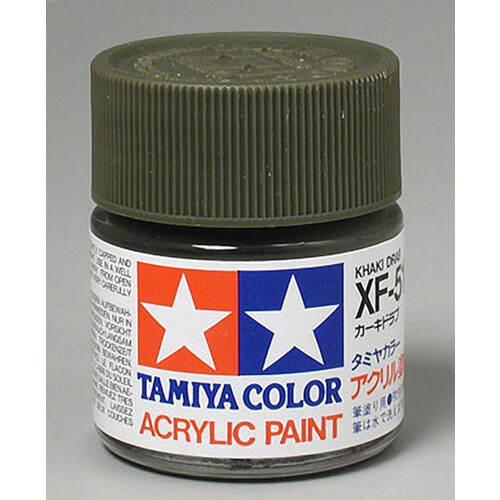 Tamiya Tamiya Acrylic XF51 Khaki Drab 23 ml pullo