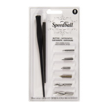 Speedball Mapping Pen Set - 2 Halter mit 6 Spitzen