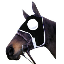 Intrepid International Horse Mask Full Cup Blinker Huppu - Sdettv polyesteriharjoitusnaamio kilpa-silmvammoihin Vhenn hiritekijit - One Si
