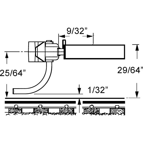 HO Whisker Coupler, 9/32" Center (2pr) 1