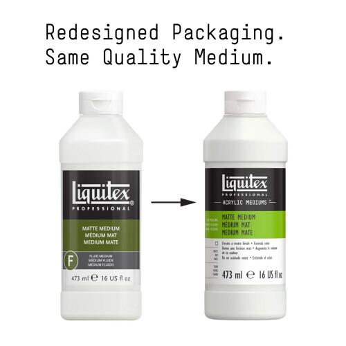 Liquitex Matte Acrylic Fluid Medium-16oz 1