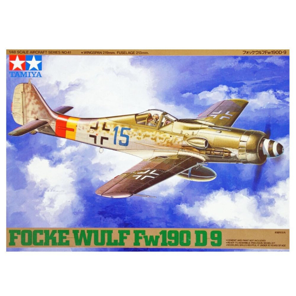 Focke-Wulf Fw190 D-9 - 1/48 Aircraft Model Kit - Tamiya 61041