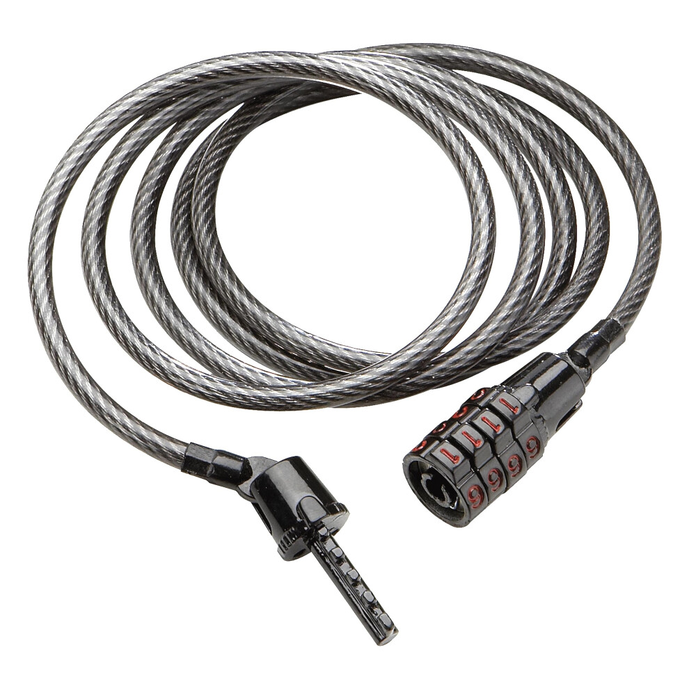 Kryptonite Keeper 512 Combination Cable Bike Lock , Grey/Black , 4 x 5mm-image-OPC-PB5BZMQ-NEW
