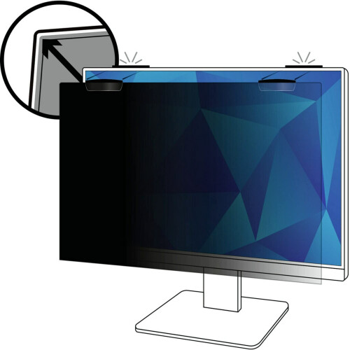 3M Privacyfilter Zwart Mat Glanzend 1