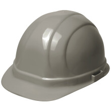 ERB 19137 Schutzhelm im Omega II-Kappenstil mit Schiebeverschluss, Grau, Medium