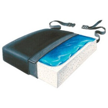Cuscino in schiuma di gel Skil-Care Classico con copertura LSI Dimensioni 16x16 pollici Sollievo dalla pressione e comfort Strato di gel a base d
