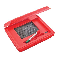 Starrett Precision Steel Pin Gage Set met robuuste, slagvaste beschermhoes - Ideaal voor timmerlieden en woningverbetering - .011-.060"""" Range Pl