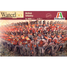 The Hobby Company ITA6095 6095S 1/72 British Infantry 1815 Scale Model kit, Brown