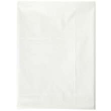 Unique Party Rectangular Plastic Tablecover - White -