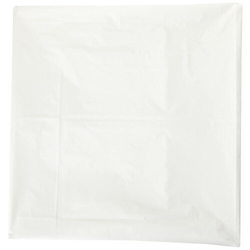 Unique Party Rectangular Plastic Tablecover - White - 1