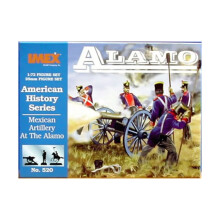 Mexican Artillery At The Alamo - American History Series - 1/72 Plastic Soldiers by IMEX