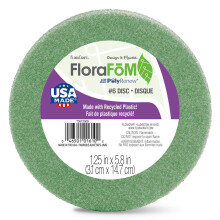FloraCraft FloraFoM Disco 1,25 Pollici x 5,8 Pollici Verde