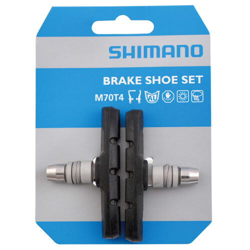 Shimano brake pads M70T4 V-brake rubber black/silver