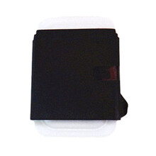 Santa Belt Black Santa Belt with-RPD11 white buckle b