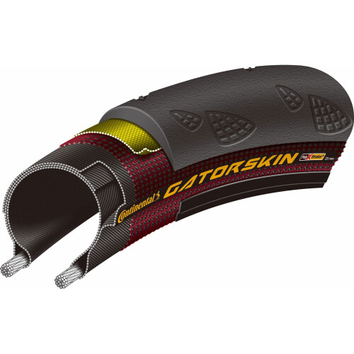 Continental Continental Gatorskin DuraSkin Αναδιπλούμενο Ελαστικό Ποδηλάτου (700x23, Αναδιπλούμενο, Μαύρο) 1
