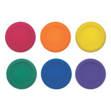 Champion Sports-CHSFDSET Schaumstoffscheiben mit abgerundeten Kanten, Rot/Gelb/Knigsblau/Grn/Orange/Lila