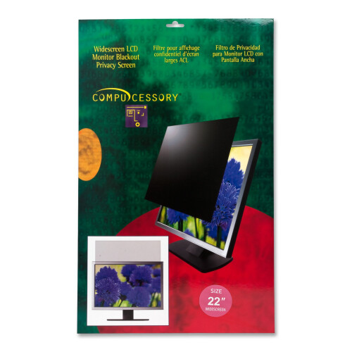 Polarisierender Bildschirmfilter von Business Source, Schwarz (59351) 2