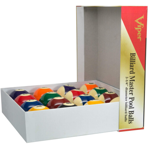 Viper Billiard Master 2-1/4"""" Reguleringsst?rrelse Billiard-/poolbolde Komplet s?t med 16 bolde 2