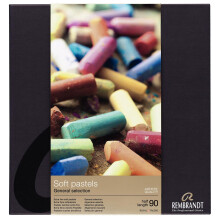 Rembrandt Royal Talens Soft Pastels General Set, 90 Half Stick Set