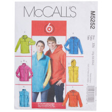 Misses/Men's Unlined Vest and Jackets-XN (XLG-2XL-3XL) -*SEWING PATTERN*
